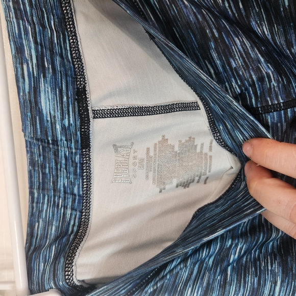 Blue Patterned Leggings - Picture 4 of 5